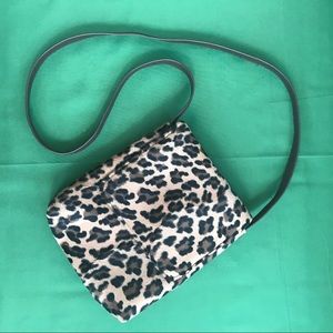 VTG cheetah print cross body bag